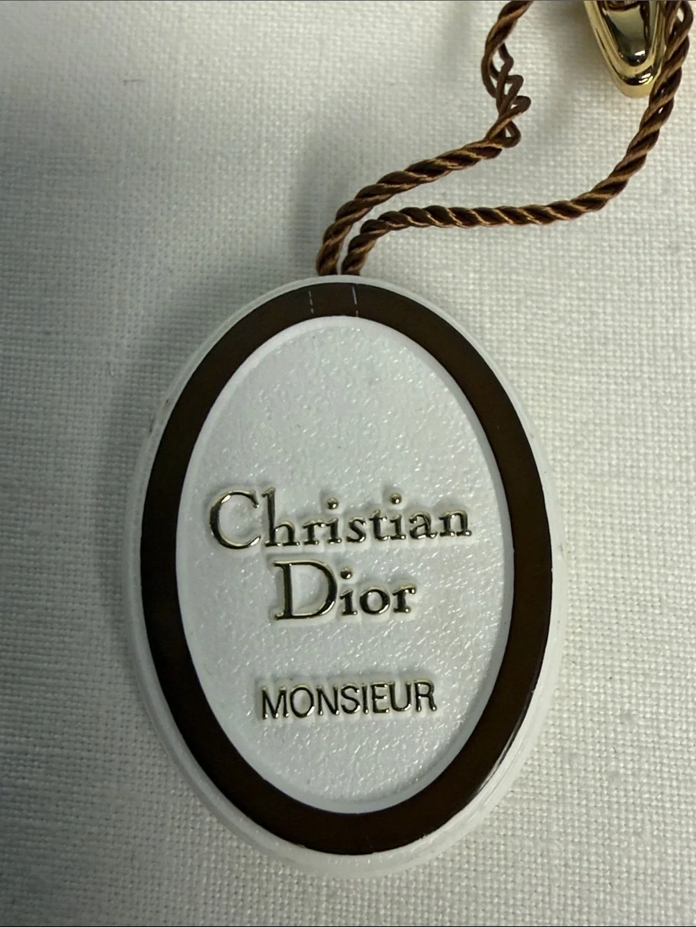 Dior Gold CD Oval Logo Cufflinks